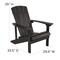 Flash Furniture 2 Slate Adirondack Chairs - Star & Moon Fire Pit JJ-C145012-32D-SLT-GG - alternate 8